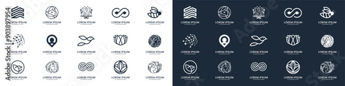 Abstract Logo And Icon Set