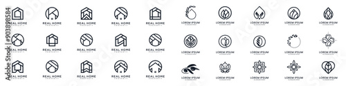 Random Abstract Logo And Icon Set