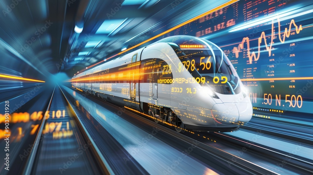 Accelerating Prosperity Highspeed Train Amidst Economic Data Landscape Accelerating Prosperity Highspeed Train Amidst Economic Data Landscape
