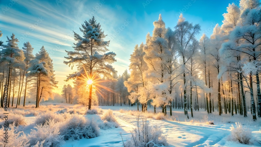 winter forest. calm measured beauty in the winter forest meeting its dawn winter forest. calm measured beauty in the winter forest meeting its dawn