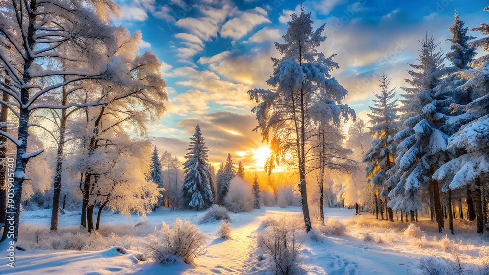 winter forest. calm measured beauty in the winter forest meeting its dawn winter forest. calm measured beauty in the winter forest meeting its dawn