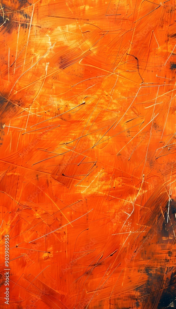 Fototapeta premium scratched orange background