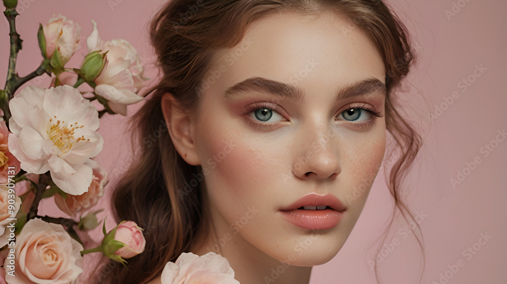 Blossom your beauty with these natural spring glitter makeup ideas that highlight soft pastel tones, rosy cheeks and glowing skin for a fresh and feminine look. empty space on the side Blossom your beauty with these natural spring glitter makeup ideas that highlight soft pastel tones, rosy cheeks and glowing skin for a fresh and feminine look. empty space on the side