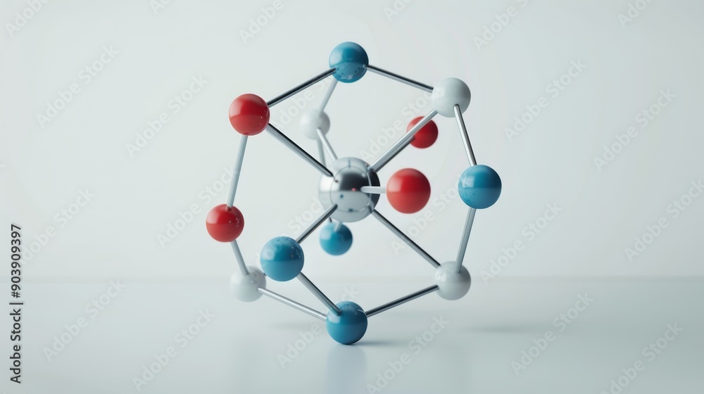 Obraz premium Fiscal Fusion A Dynamic Molecular Model of Economic Growth and Stability