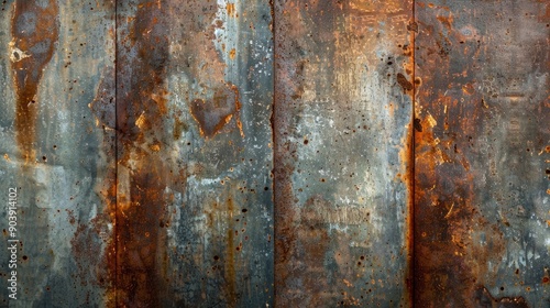 Metal background showing signs of rust and corrosion