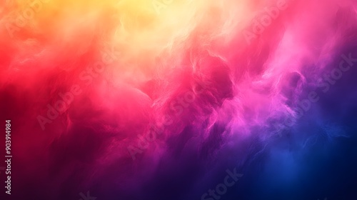 Vivid Colors. Gradient blur background with vibrant colors concept