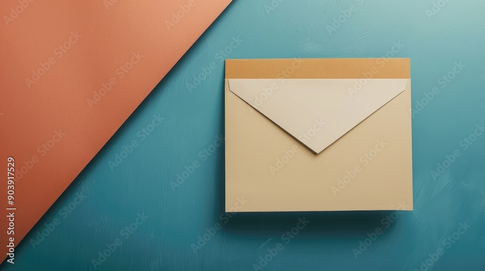 Mockup of paper greeting or invite card Mockup of paper greeting or invite card