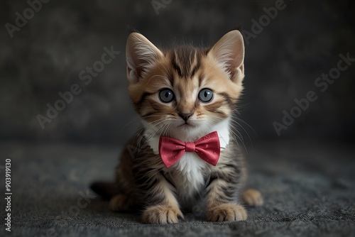 cat with pink collar