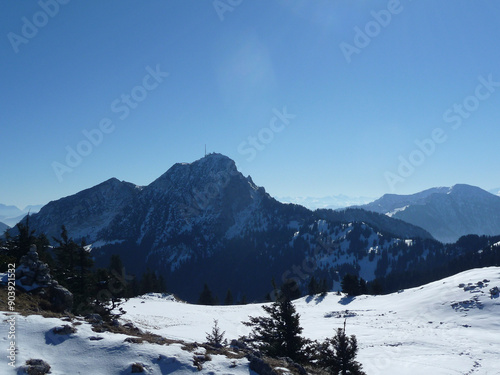 Breitenstein mountain tour in Bavaria, Germany