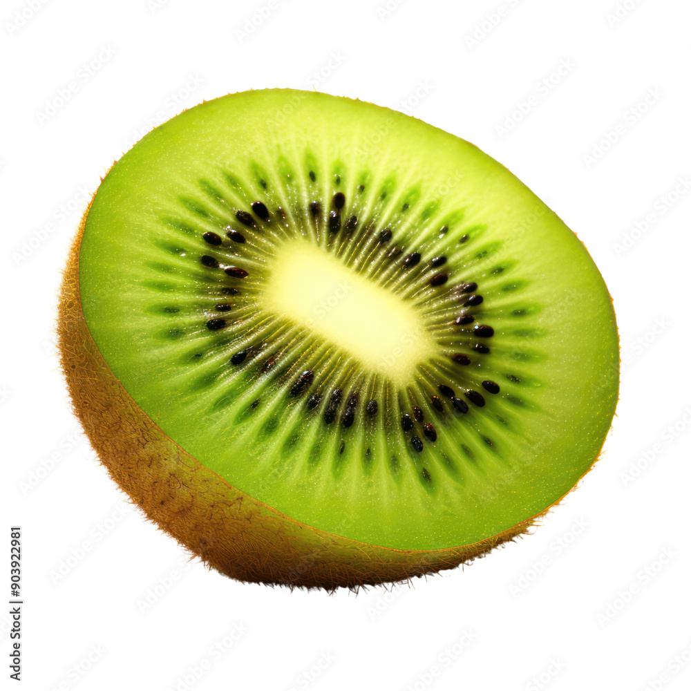 round kiwi sliced cut in half transparent background round kiwi sliced cut in half transparent background