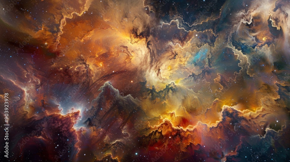 Mystical Nebula Canvas - Cosmic Artwork for Space Enthusiasts Mystical Nebula Canvas - Cosmic Artwork for Space Enthusiasts