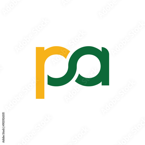 RA Letter Simple Vector Logo Design