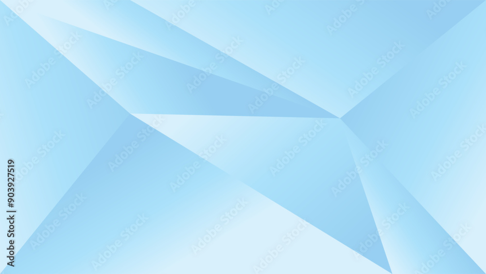 ABSTRACT BLUE BACKGROUND ELEGANT GRADIENT SMOOTH LIQUID COLORFUL DESIGN WITH GEOMETRIC TRIANGLE COMPOSITION VECTOR TEMPLATE GOOD FOR MODERN WEBSITE, WALLPAPER, COVER DESIGN 