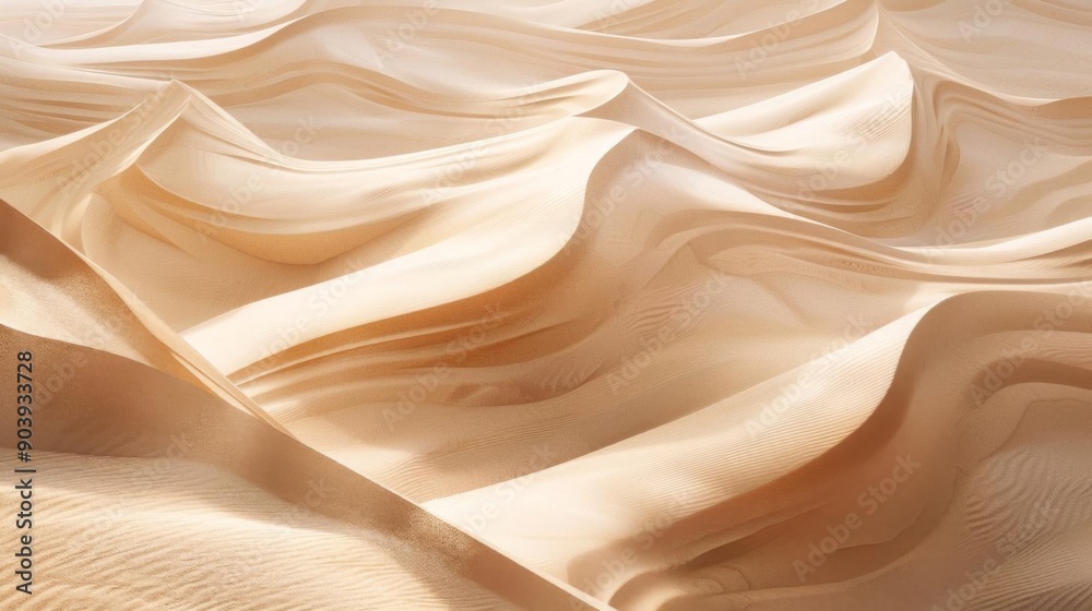 Fototapeta premium Abstract pattern of sand dunes in the desert.