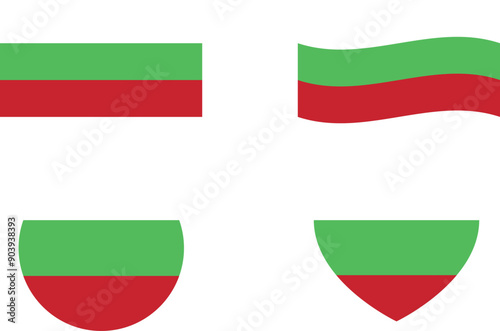 Flag of Bulgaria. Set of flags. Vector Collection of flag Free Download Flag of Bulgaria. Set of flags. Vector Collection of flag - GFXLoad