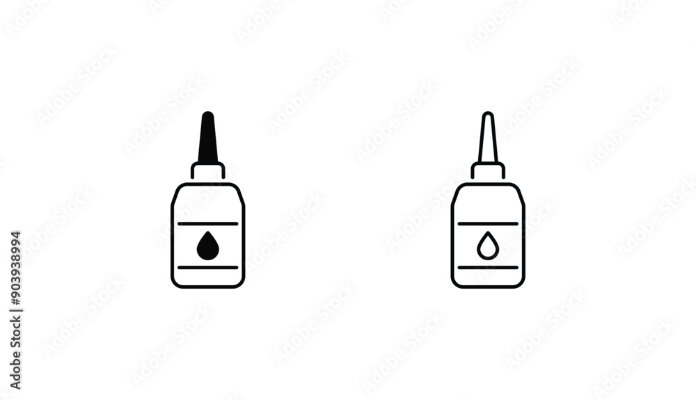 Machine Oil icon design with white background stock illustration Machine Oil icon design with white background stock illustration
