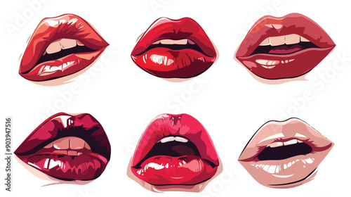 Red Lips Concept: Beauty, Aesthetics, and Elegance