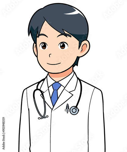 男性医師　ほほえみ