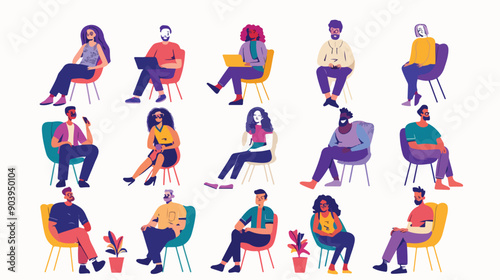 Virtual Meeting Diversity Collaboration Online Concept