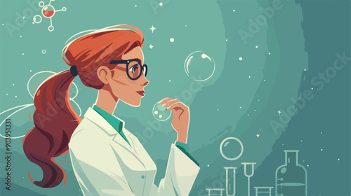 Professional Scientist and Lab Worker Solving Problems Together