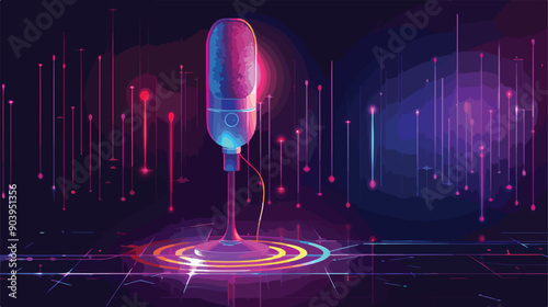 Voice Recognition Technology with Ai Assistant Hearing Speech through Phone Mic