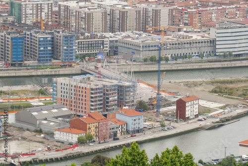 Panoramic view of the city of Bilbao