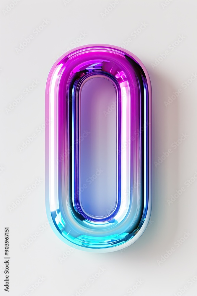 a purple and blue number 0 on a white background a purple and blue number 0 on a white background
