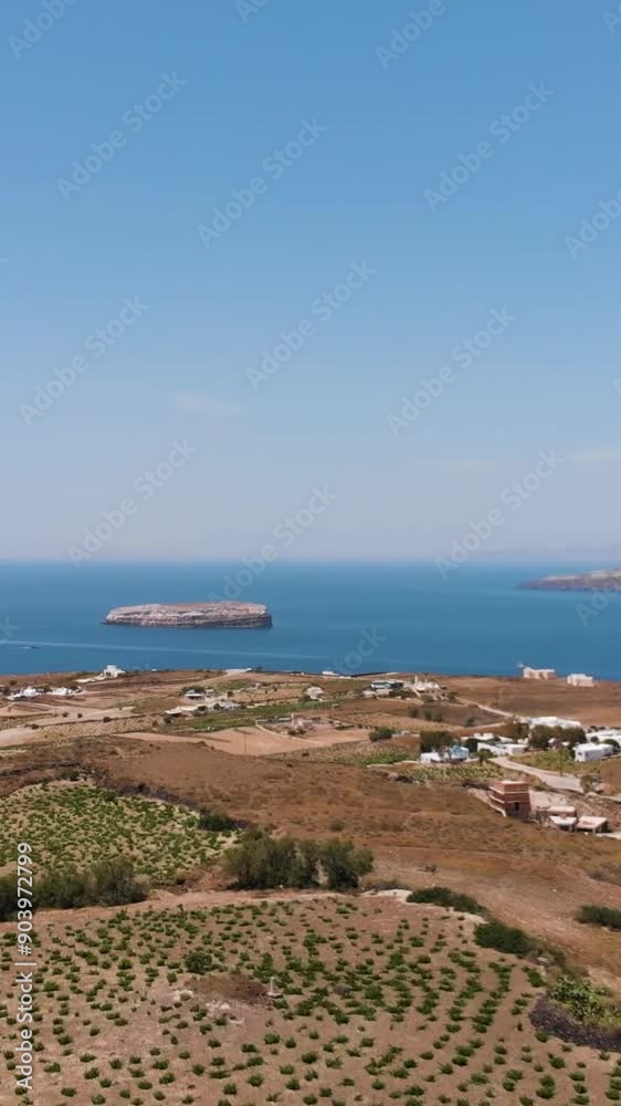 Aerial view of beautiful Greece landscape Aerial view of beautiful Greece landscape