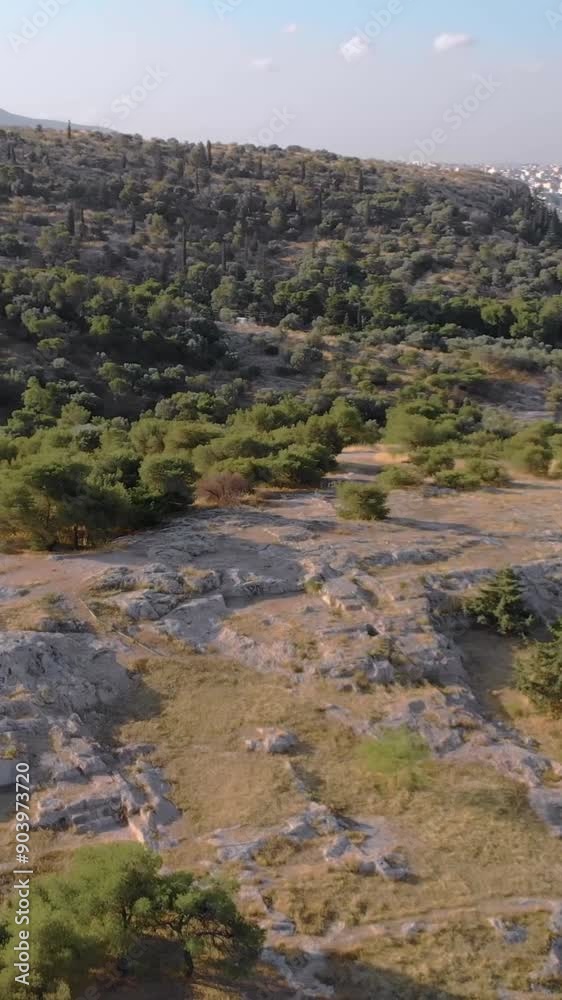 Aerial view of beautiful Greece landscape Aerial view of beautiful Greece landscape