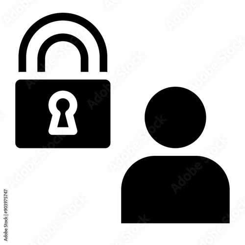 User login or authenticate icon