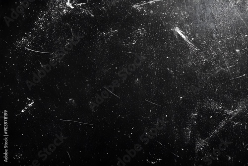 dust and scratches on a black background. The texture of dirt on the glass