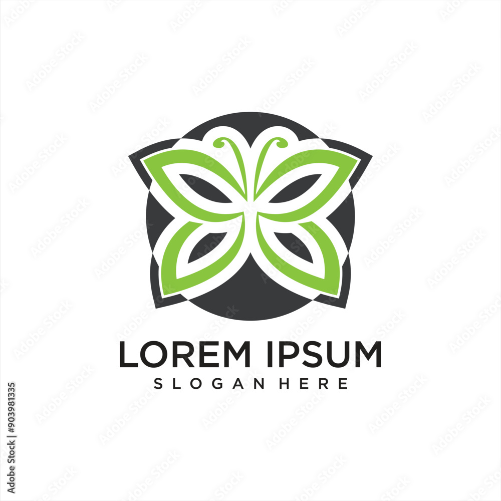 simple modern butterfly icon logo illustration simple modern butterfly icon logo illustration