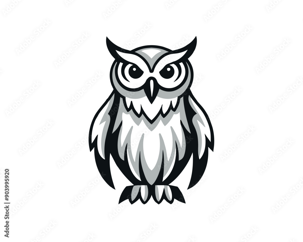 vector owl bird logo icon template ilustration design vector owl bird logo icon template ilustration design