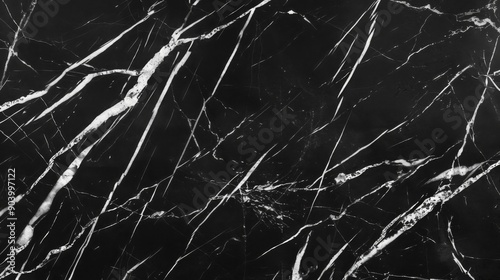 Abstract black marble texture background.