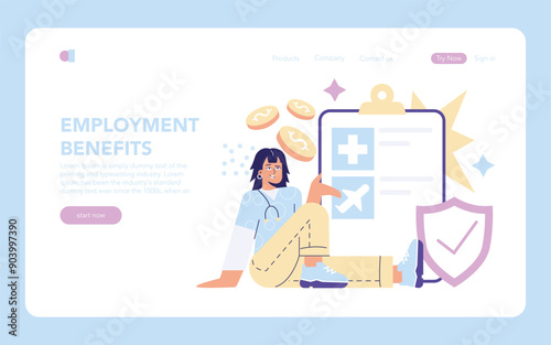 Labor Day. Flat Vector Illustration