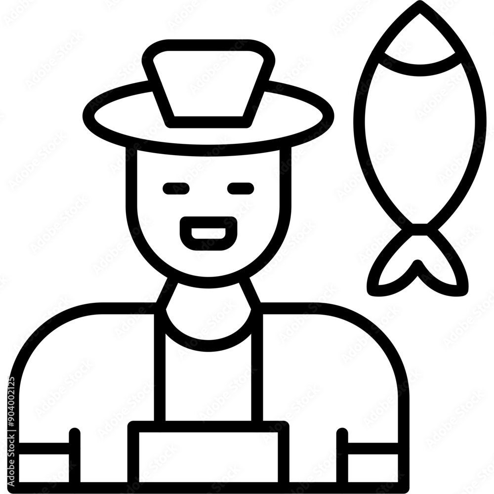 Fisherman Icon