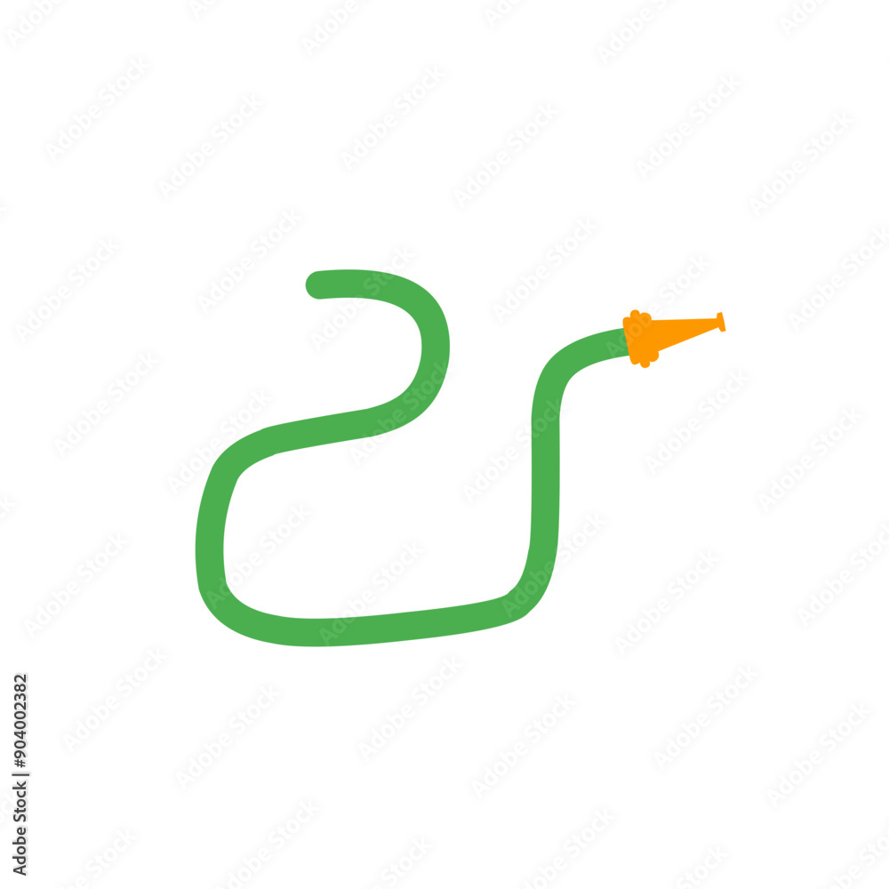 Obraz premium water hose vector icon
