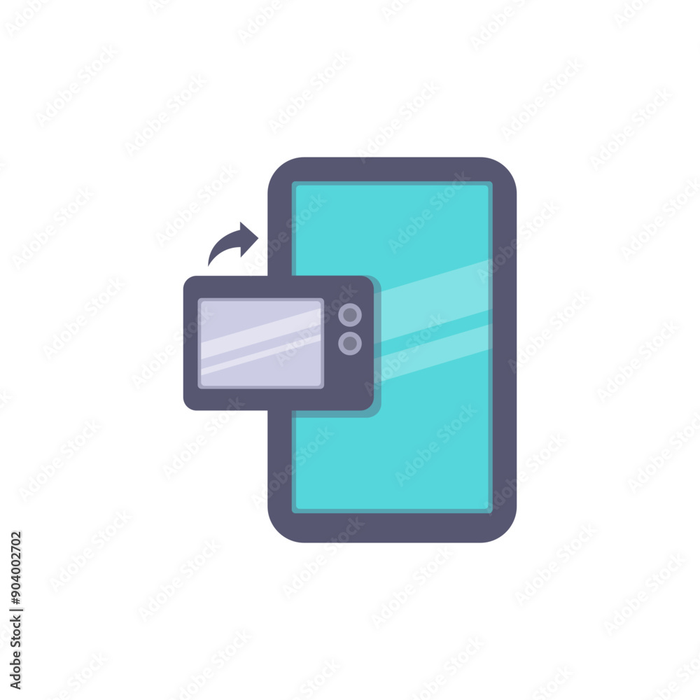 Action Camera minimalist vector illustration ,simple transparent graphic element .Isolated on white background Action Camera minimalist vector illustration ,simple transparent graphic element .Isolated on white background