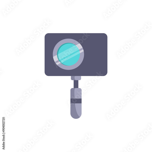 Action Camera minimalist vector illustration ,simple transparent graphic element .Isolated on white background