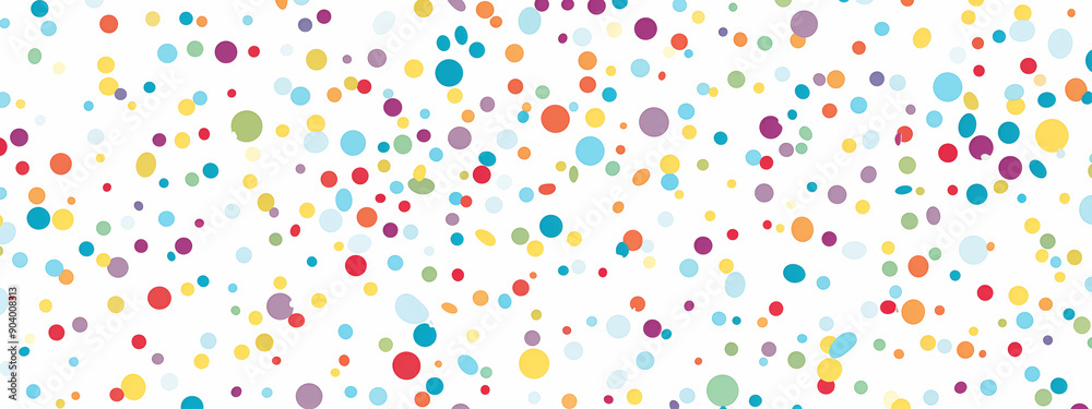 Multicolored Dots on White Background High Resolution Digital Design Multicolored Dots on White Background High Resolution Digital Design
