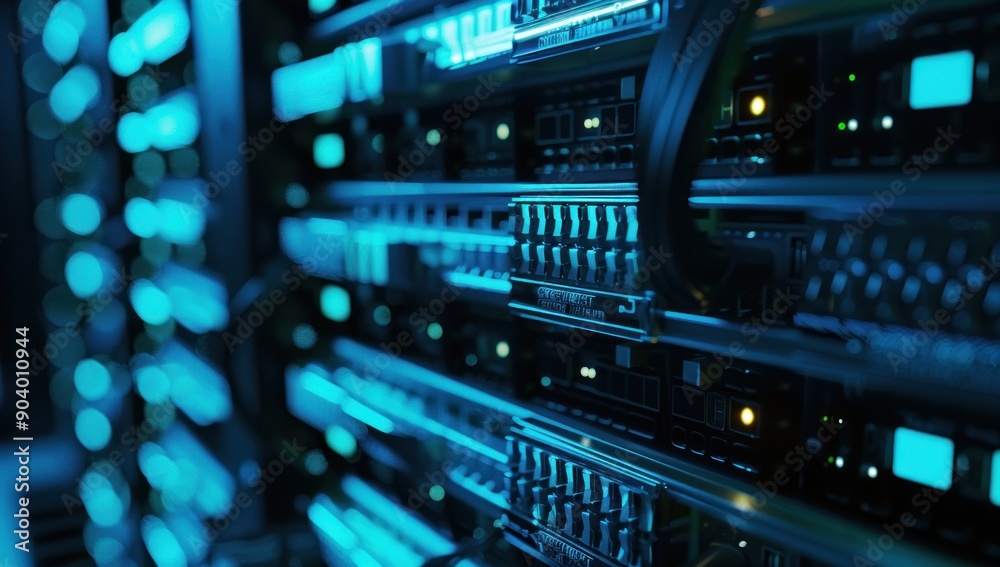 Server Racks in a Data Center Server Racks in a Data Center