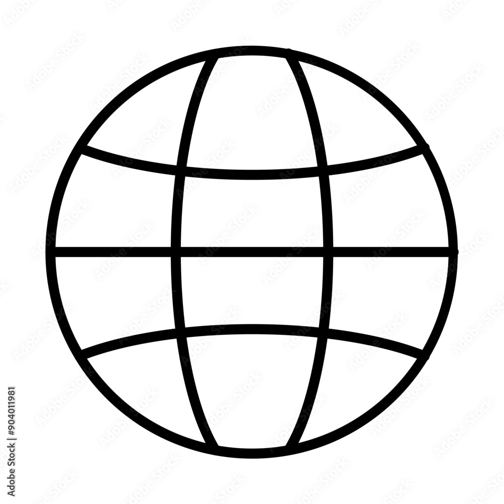 Earth line icon Earth line icon