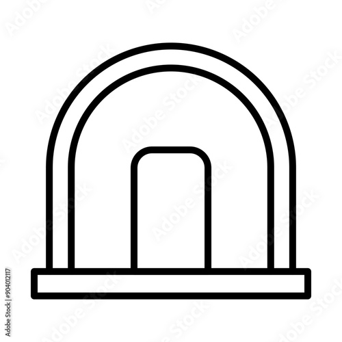 Bunker line icon
