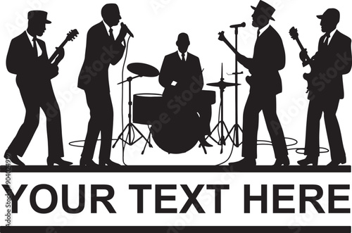 Band Monogram Vector