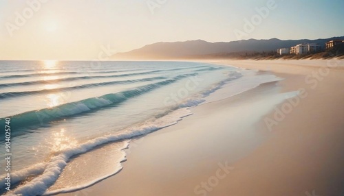 Wallpaper Mural beach in the morning Torontodigital.ca