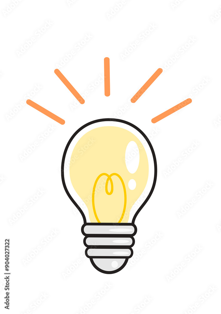 光る電球 光る電球