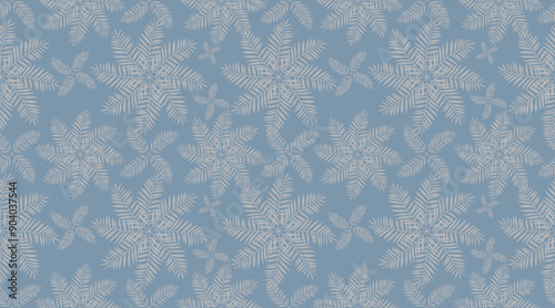 Seamless vector. Fabric pattern, wallpaper, seamless fabric pattern. Leaf pattern.