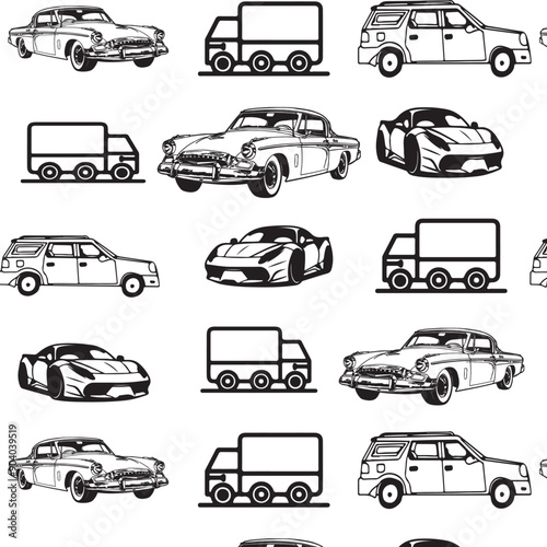 set of cars