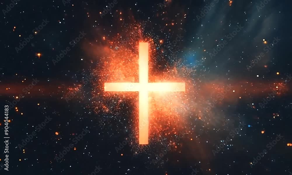 symbol christian on background