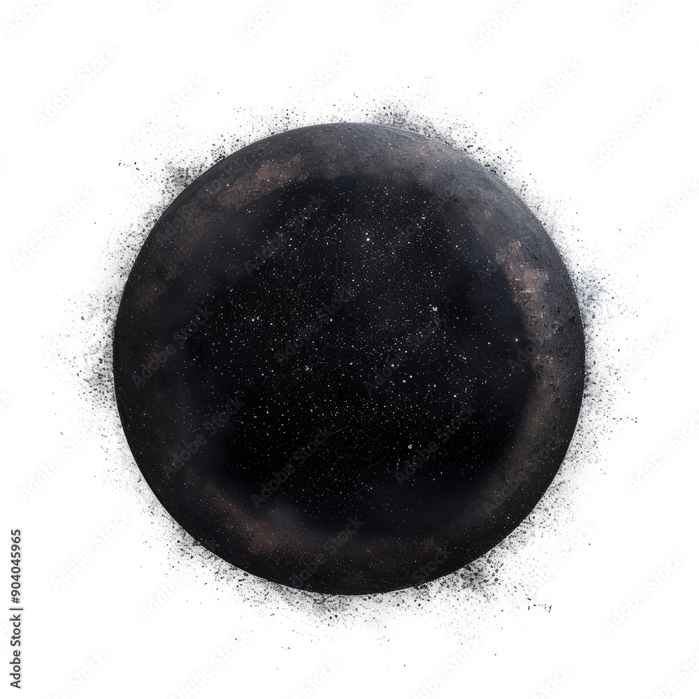Medium shot of Black hole, isolated on a white background, bright and vivid tonality Medium shot of Black hole, isolated on a white background, bright and vivid tonality
